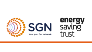 SGN Logo and Energy Saving Trust logo