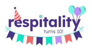 Respitality turns 10! Decorative Graphic